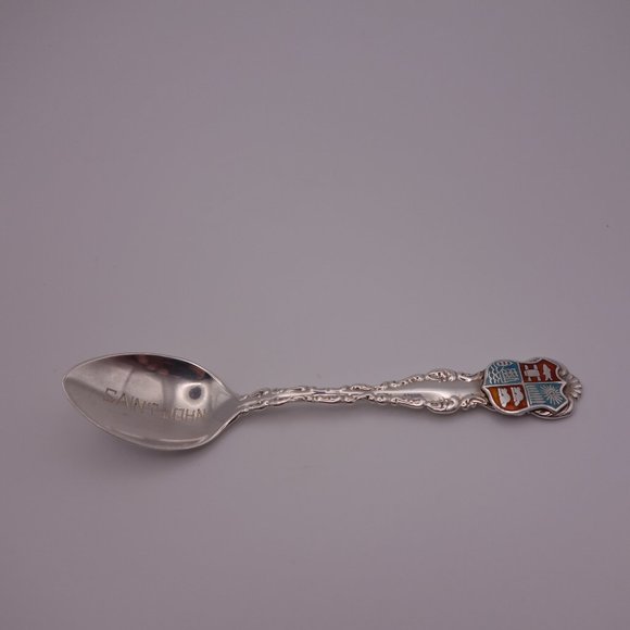 Ecco Sterling Saint John Collectible Spoon - Picture 1 of 16